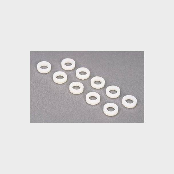 Sv�mmerhusbolt pakning til Holley s�t m. 10 stk. i nylon (Moroso 65225)