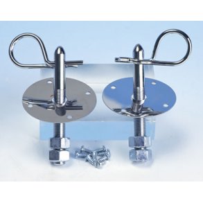 Hood pin st / hjelm holder Chrome