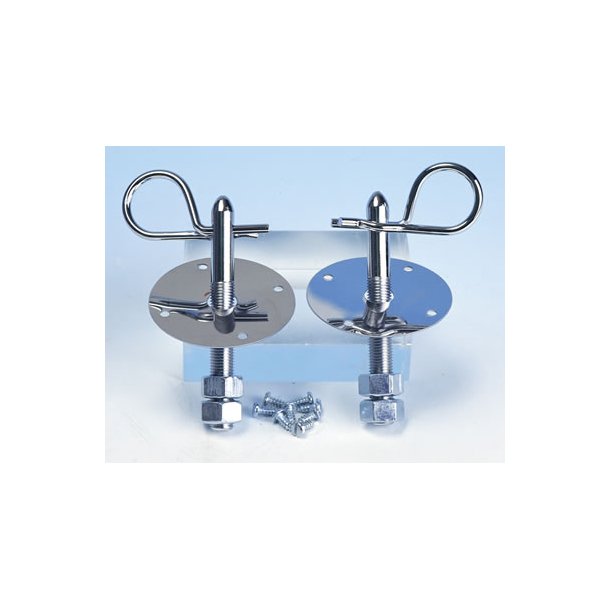 Hood pin st / hjelm holder Chrome