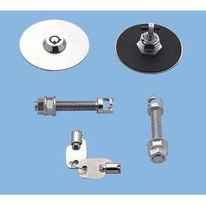 Hood pin st / hjelm holder Chrome