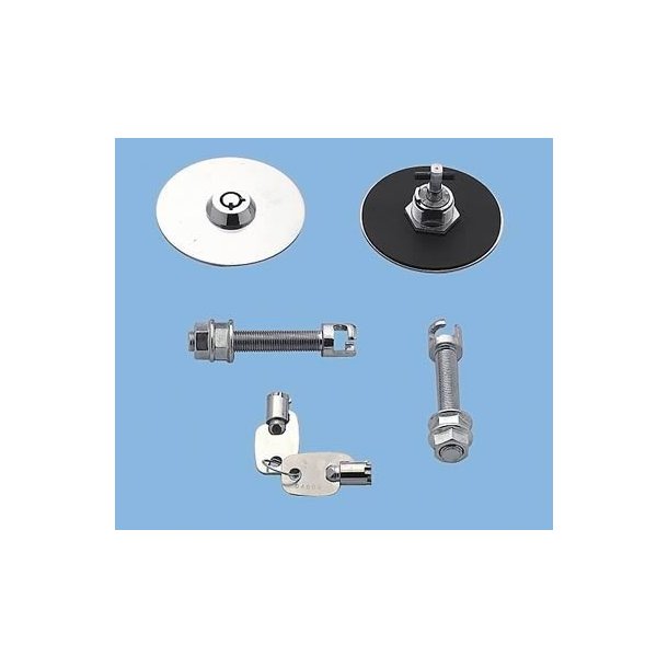 Hood pin st / hjelm holder Chrome