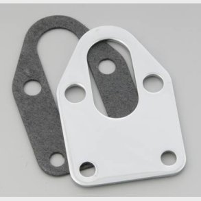 Chrome monteringsplade til benzinpumpe GM. S/B (RPC R2310 - Mr. Gasket 1514)