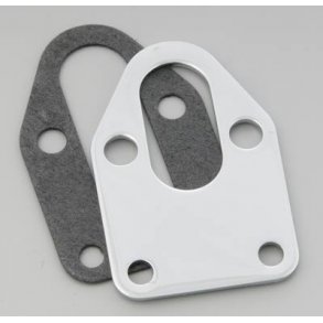 Chrome monteringsplade til benzinpumpe GM. S/B (RPC R2310 - Mr. Gasket 1514)