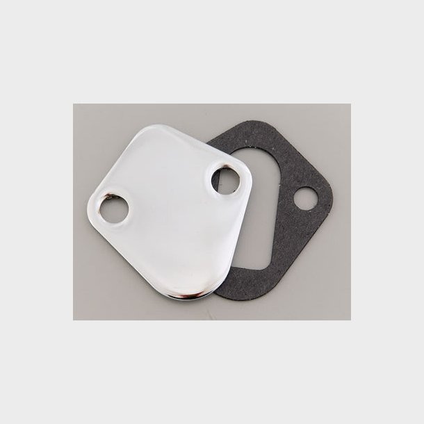 Bl�nd plade / Block-off til benzinpumpe GM. B/B &amp; Ford S/B samt B/B (1516 - RPC R2058)