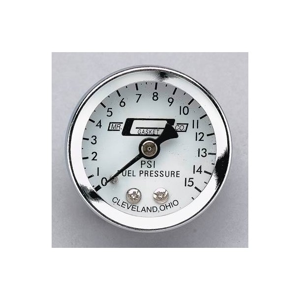 Benzintryksur 0-15 psi med 1/8" NPT  (1561)