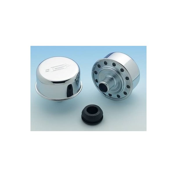Ventildksel Breather chrome uden studs (Mr. Gasket 2057 - 2068)