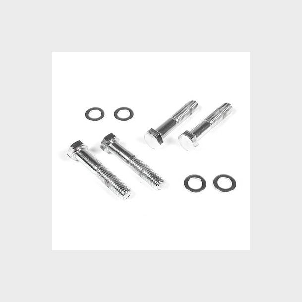 Bolts�t chrome for lang vandpumpe Chevrolet S/B &amp; B/B 1958 til 1986 (Mr. Gasket 4998)