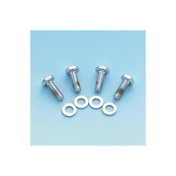 Ventildksel boltst chrome, st med 4  bolte  (Mr. Gasket Valve Cover Bolt Kits 5019)