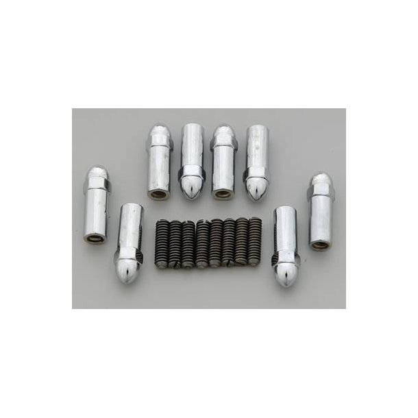 Ventildksel boltst chrome Valve Cover Y-Wing Bolt Kits (Mr Gasket 6304)