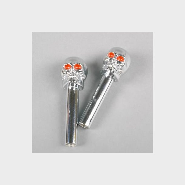 D�rl�s knop chrome 'Skull' (6880G - RPC R6275)