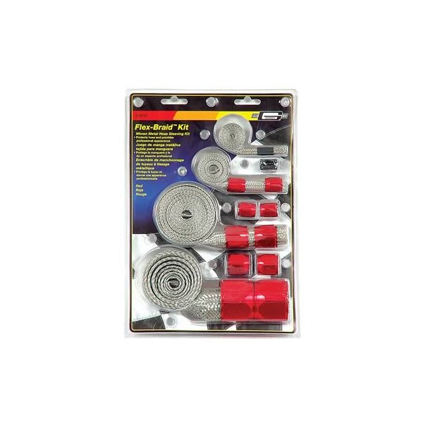 Slangeovertrk Rd med 4 str. i RUSTFRI flex stlslange (8090 - RPC R6676)
