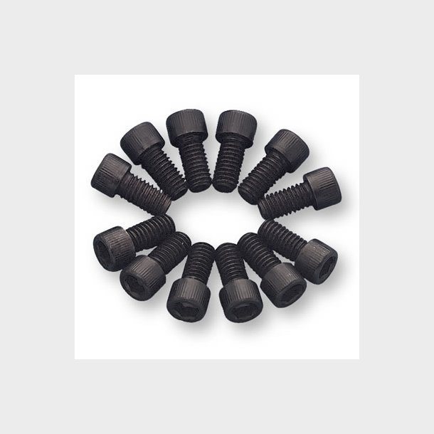 Bolts�t Headers med rundt hoved (Umbraco bolt) s�t med 12 stk.