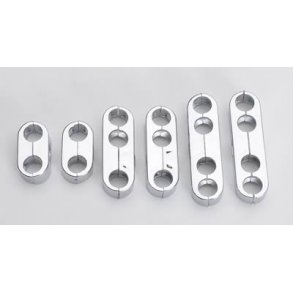 Tndkabel holder i chrome plast til 8mm. kabler  (9723 - RPC R9576)