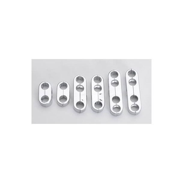 Tndkabel holder i chrome plast til 8mm. kabler  (9723 - RPC R9576)