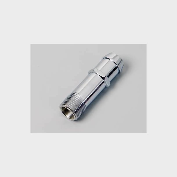 Studs chrome til feks vandpumpe eller indsug 1/2" NPT med 3/8" slangestuds (66365 - 9743)