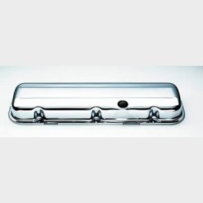 Ventild�ksel chrome s�t m. 2 stk. Chevrolet B/B (Mr. Gasket 9803)