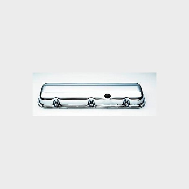 Ventild�ksel chrome s�t m. 2 stk. Chevrolet B/B (Mr. Gasket 9803)