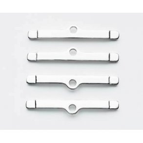 Ventildksel 'clamps' chrome (Mr. Gasket 9817)
