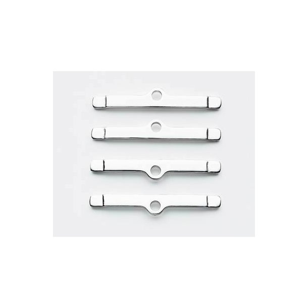 Ventildksel 'clamps' chrome (Mr. Gasket 9817)