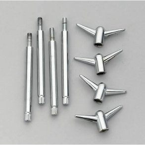 Ventild�ksel bolts�t chrome 1/4-20