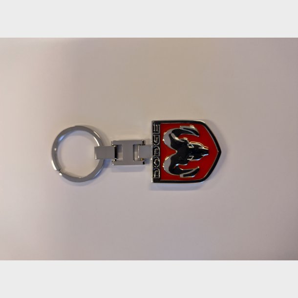 N�glering med Dodge logo (Dodge RAM Head Logo keyring) 