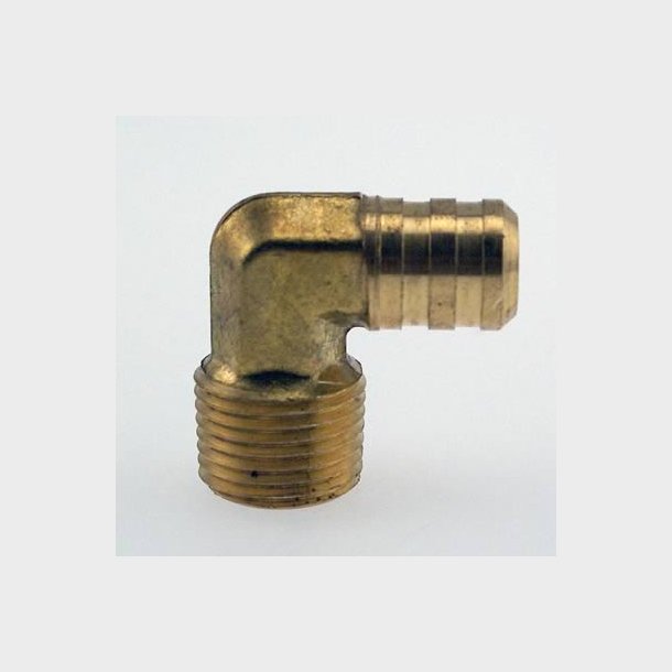 Fitting 90 grader 5/8" - 1/2" slange messing (Perma Cool 15169)