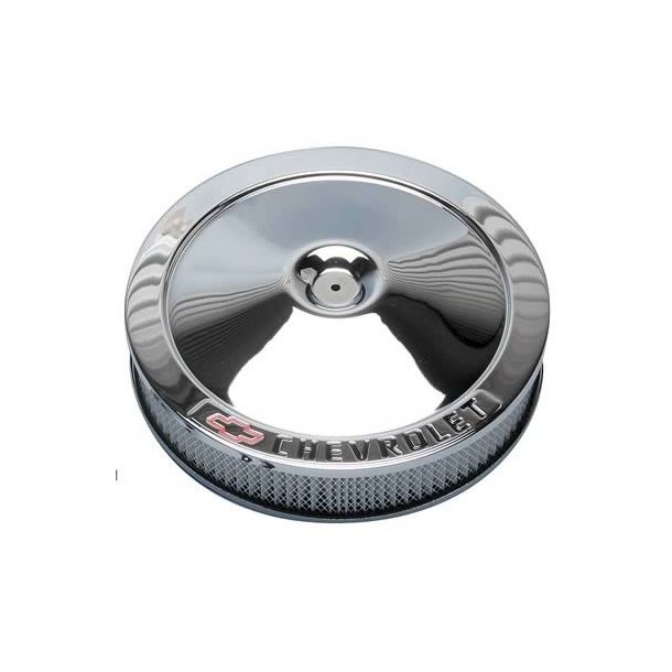 Luftfilter str. 14" x 3" Chrome Chevrolet (Proform 141-906)