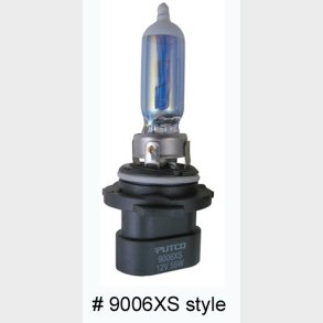 Forlygtep�re halogen lige sokkel 9006XS