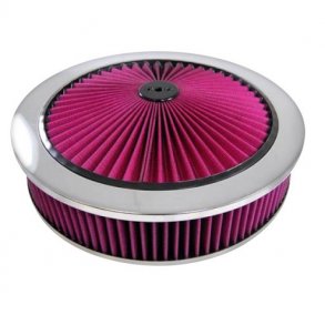 Luftfilter komplet kit incl. lg/top med poleret kan og filter i 14