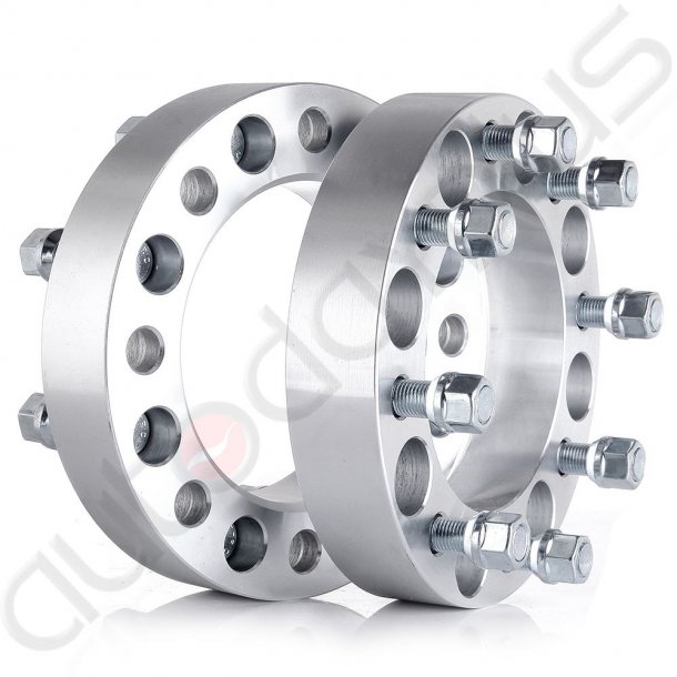 Spacer/Sporvidde forger. St m/2 stk. 1,5" = 38,1 mm. 8x6,5" Alu Wheel Spacer Set (8LUG432BU)
