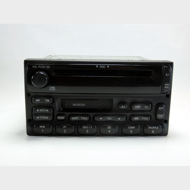Radio brugt m/casette &amp; CD Ford 1998 til 2003 (Ford XL2F-18C868-AD)