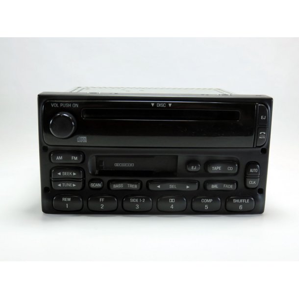 Radio brugt m/casette &amp; CD Ford 1998 til 2003 (Ford XL2F-18C868-AD)