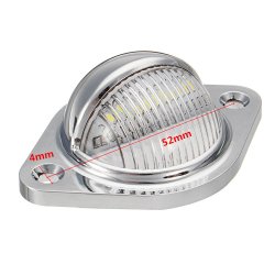 Nummerpladelygte LED sort universal (3752123)