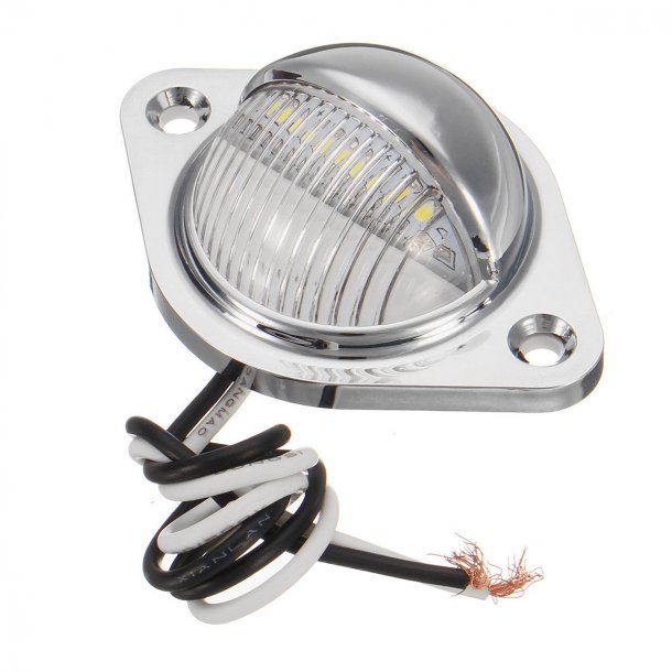 Nummerpladelygte LED chrome universal (6954512)