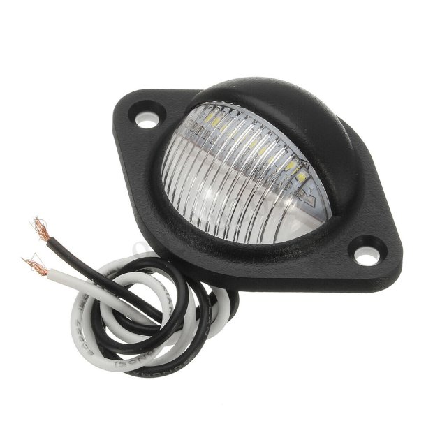 Nummerpladelygte LED sort universal (3752123)