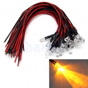 Diode 3 mm. gul til bl.a. blinklys (AA2848YELLOW)