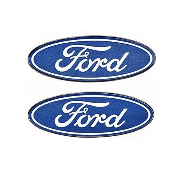 Emblem / decals Ford oval 87 x 34 mm. st med 2 stk. (Chroma 09420)