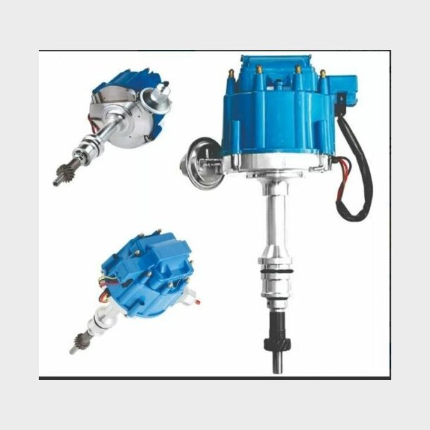 Str�mfordeler Ford V8 S/B 260, 289 &amp; 302 1963 til 2000 (RPC R3926 - JM6502BLUE - 1030211 - HEI002BL)