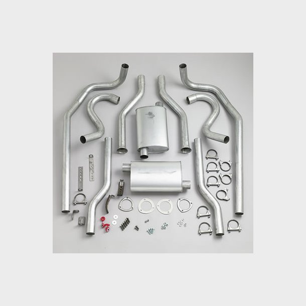 Udst�dningss�t 2-1/4" GM M/S 1964 til 1972 Header-Back Dual Exhaust Systems (SUM-680120)