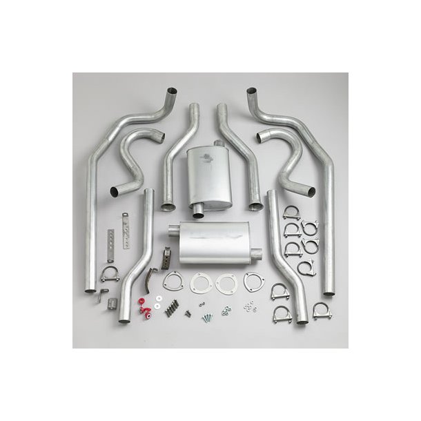 Udstdningsst 2-1/4" GM M/S 1964 til 1972 Header-Back Dual Exhaust Systems (SUM-680120)