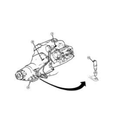Gearkasse modulator justerbar Ford C4 / C6 1964 til 1972 (Standard Motor TM9 - Rosta 5112103800)