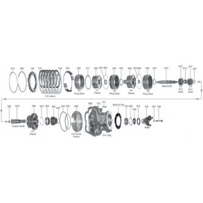 Spacer Allison gearkasse Nr. 619 p tegningen