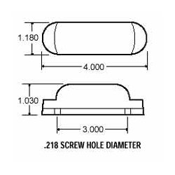 Baglygte universal (Truck-lite 26312R)