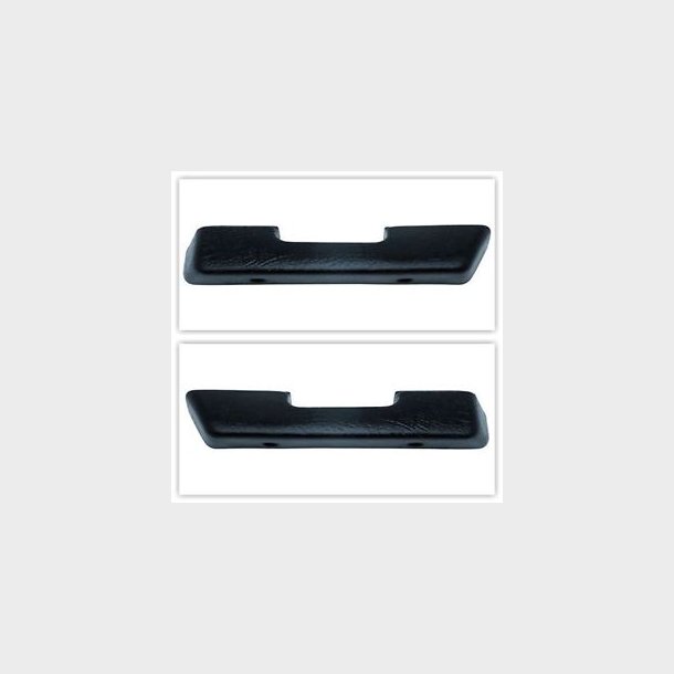 Armrest sort h�jre &amp; venstre  Chevrolet Pickup 1972 (LMC 38-2506-BL - W72101 - W72201)