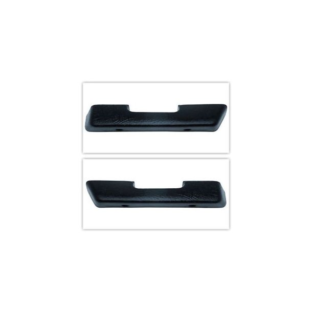 Armrest sort hjre &amp; venstre  Chevrolet Pickup 1972 (LMC 38-2506-BL - W72101 - W72201)