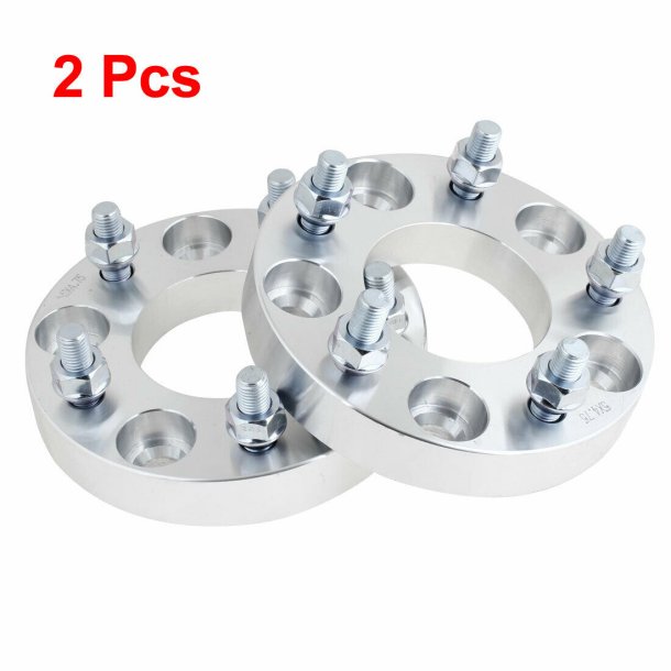 Spacer/Sporvidde for�ger. S�t m/2 stk. 1" = 25,4 mm. 4,75" til 4,75"