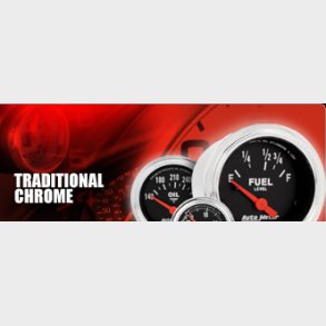 Auto Meter Traditional Chrome 2 1/16