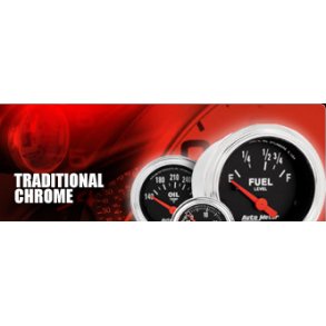 Auto Meter Traditional Chrome 2 1/16